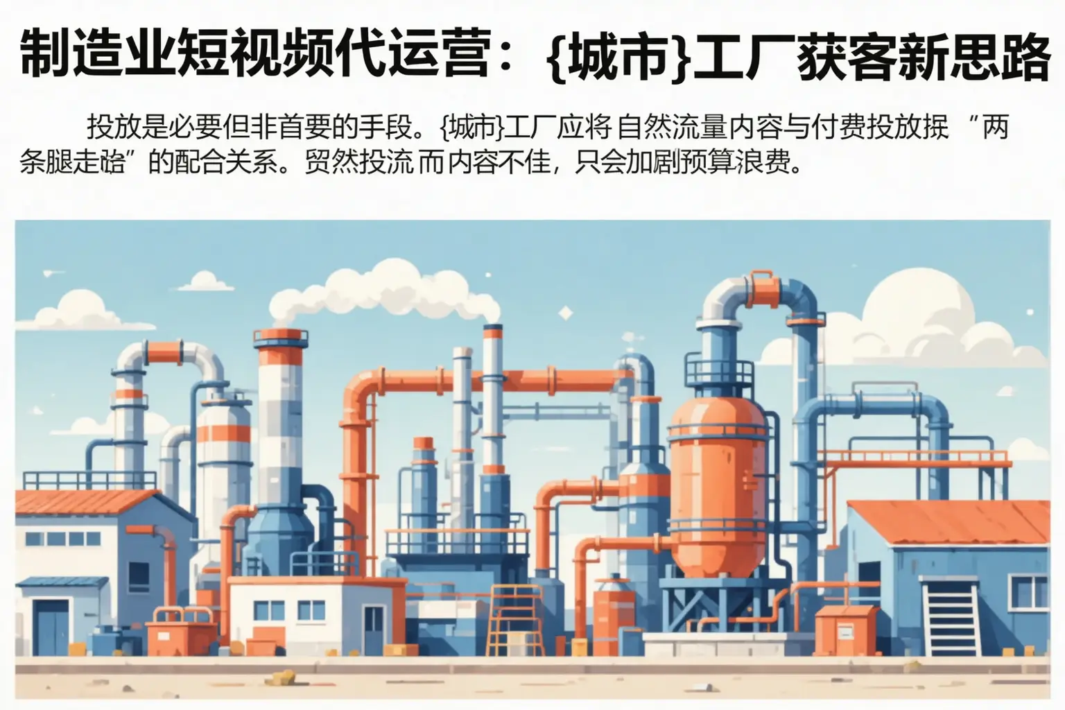 制造业短视频代运营:阳山工厂获客新思路